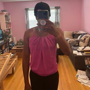 Express Sleeveless Pink top